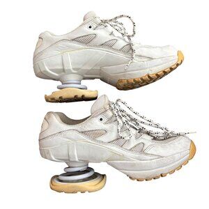 Z Coil Womens Leather Freedom White Open Spring Shoes Size 8 Orthotic Sneakers